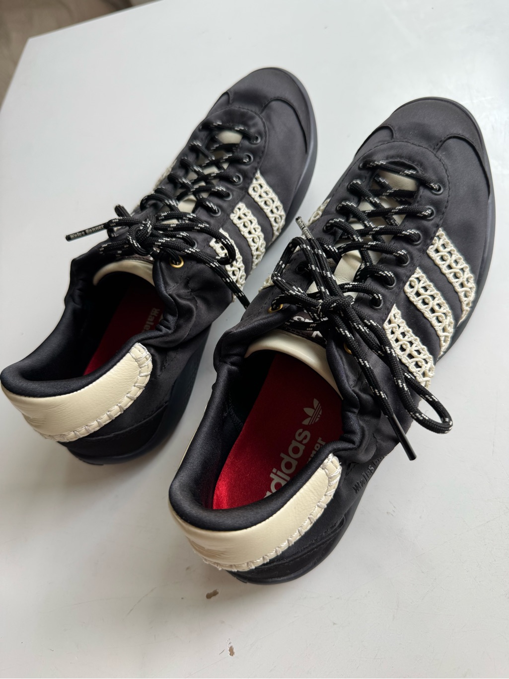 Adidas Originals X Wales Bonner Sneakers Black Cream Us 7.5 — image 2 of 8
